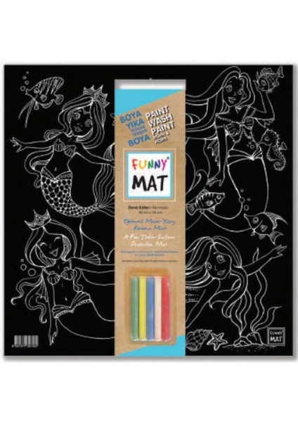 Funny Mat - Deniz Kızları 40X40CM