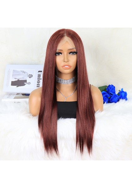 Kızıl Kahve Tül Peruk