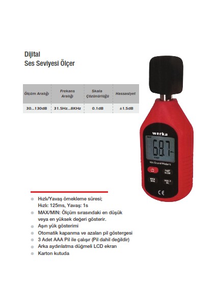 Dijital Ses Seviyesi Ölçer fiyatları