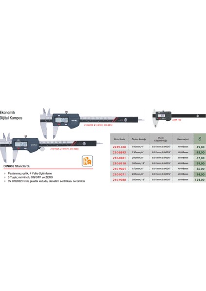 Eko Dijital Kumpas 150MM