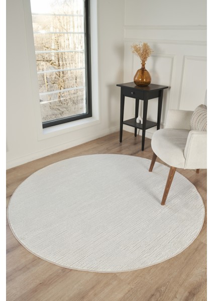 Modern Dokuma Halı Krem Yumuşak Dokulu Premium Salon Oturma Odası Yolluk Mutfak Halısı