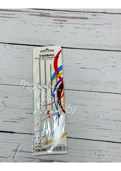 Büyük Boy Yorgan Iğnesi 4'lü (2 Adet)