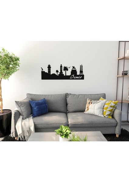 Izmir Dekoratif Siyah Metal Tablo fiyatları