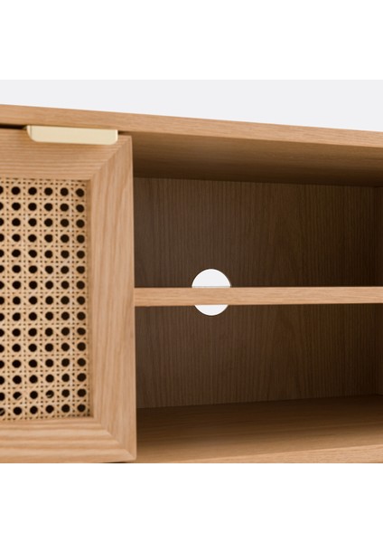 Purecasa Tv Ünitesi – Hasır Detaylı modelleri