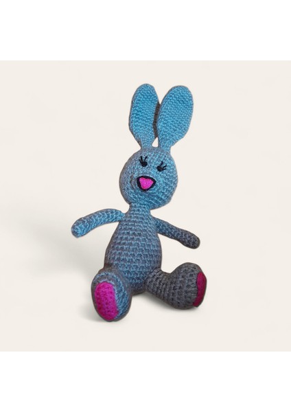 El Örgüsü Amigurumi Tavşan Oyuncak Bebek – %100 Pamuk Ip – El Yapımı ve Organik – Bebek ve Çocuklar Için Güvenli Oyuncak fiyatları
