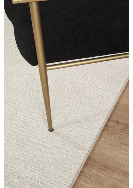Modern Dokuma Halı Krem Yumuşak Dokulu Premium Salon Oturma Odası Yolluk Mutfak Halısı