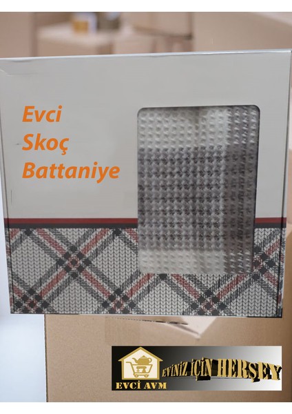 Evci Avm Skoç Battaniye Çift Kişilik fırsatları
