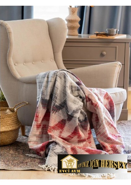 Evci Avm Skoç Battaniye Çift Kişilik