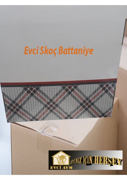 Evci Avm Skoç Battaniye Çift Kişilik