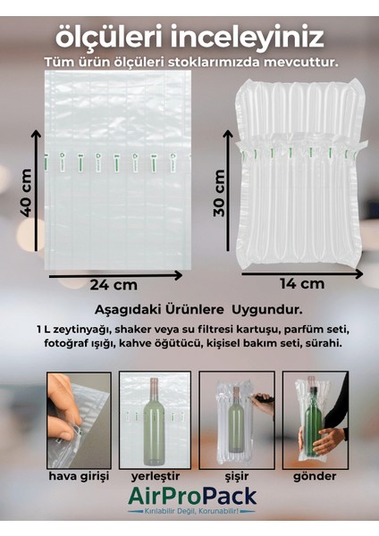 24x40 cm 100 adet Sütunlu Koruyucu Havalı Kargo Poşeti Airbag/Airbed/Şişirilebilir Ambalaj fiyatları