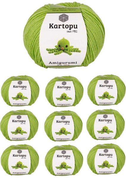 10 Adet Amigurumi El Örgü Ipi 50GR 404