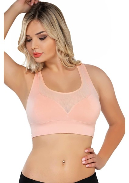 Pudra Mı Emay 4027 Seamless Tül Pedli Toparlayıcı Büstiyer