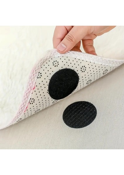 Bakgelal Yapışkanlı Cırt Cırt Seti | Halı, Kilim, Nevresim, Minder ve Örtü Kaydırmaz Sabitleyici Ped | Kaymaz Güçlü Tutucu Nokta fırsatları