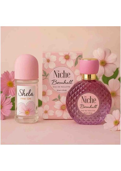 Niche Kadın Bomhell Parfüm 100 ml ve Shela Roll-On