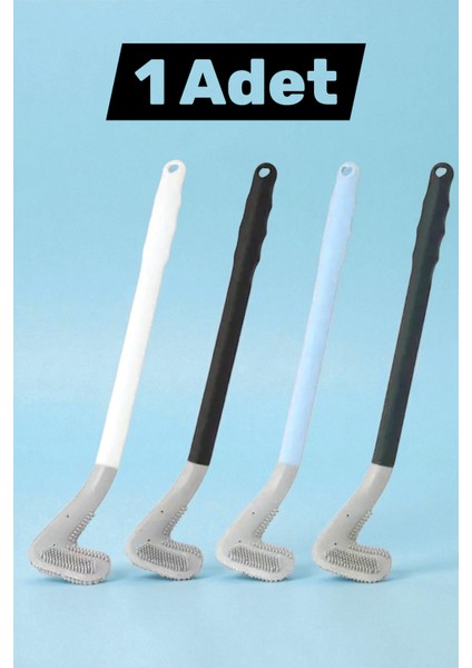 Golf Sopası Tasarımlı Tuvalet Fırçası Klozet Fırçası Silikon Fırça