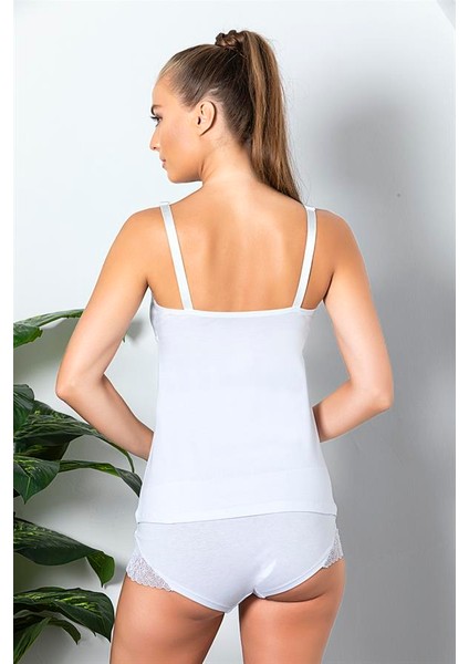 Pamuklu Emzirme Atleti Beyaz (TRK11786) modelleri