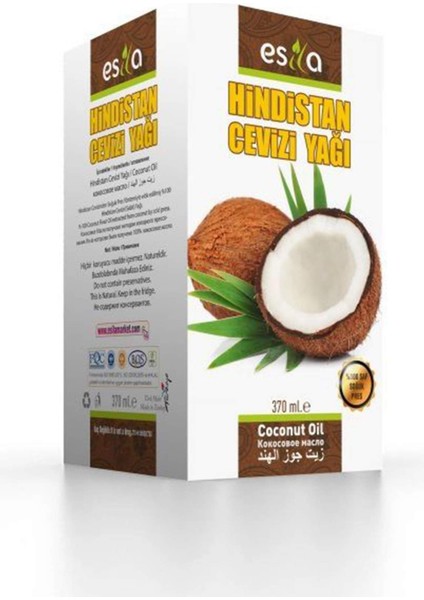 Hindistan Cevizi Yağı 370 Ml.