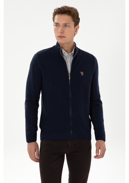 Erkek Lacivert Hırka (Triko) 50317151-VR033 modelleri