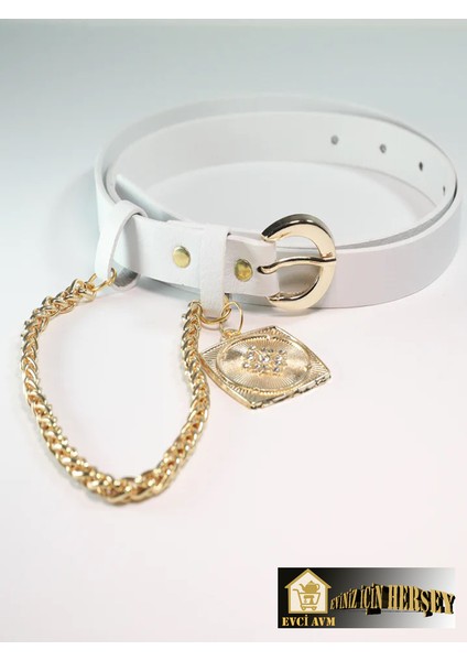 Evci Kral Zincirli Madalyon Detaylı Kadın Kemeri modelleri