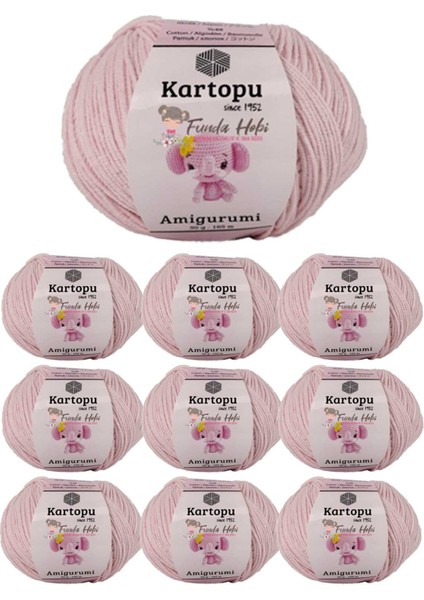 10 Adet Amigurumi El Örgü Ipi 50GR 699