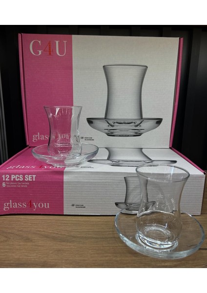 G4U Üsküdar Çay Seti 12 Parça 6 Kişilik modelleri