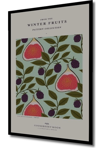 Çerçeve Görünümlü Karakalem Incelikli Meyve Motifleri Dekoratif Ahşap Mdf Tablo Dikdörtgen Tablo fiyatları