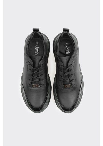 Hakiki Deri Yüksek Taban Erkek Sneaker modelleri