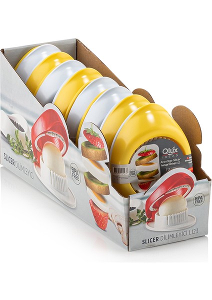 Yumurta Dilimleyici Peynir Dilimleme Qlux Dilimleyici Sandviç Sofra Yumurta Peynir Dilimleme L-00123 fiyatları