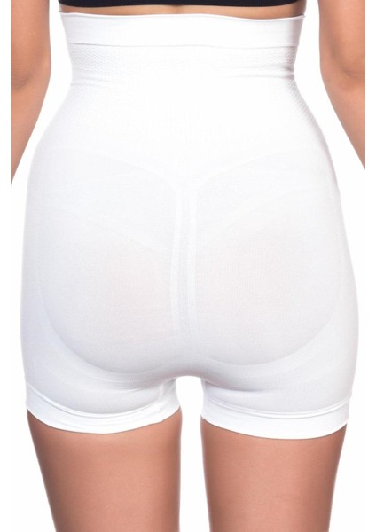 Beyaz Mı Emay 2055 Yüksek Bel Masajlı Boxer Korse modelleri
