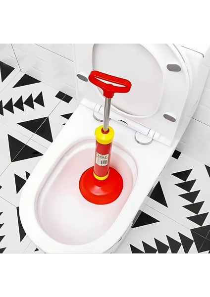 Klozet ve Lavabo Açma Pompası – Güçlü Vantuzlu Tıkanıklık Giderici, Dayanıklı Saplı Model modelleri