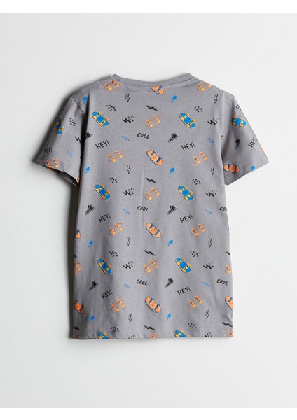 Yeni Sezon Bisiklet Yaka Erkek Çocuk Şortlu Pijama Takımı fırsatları