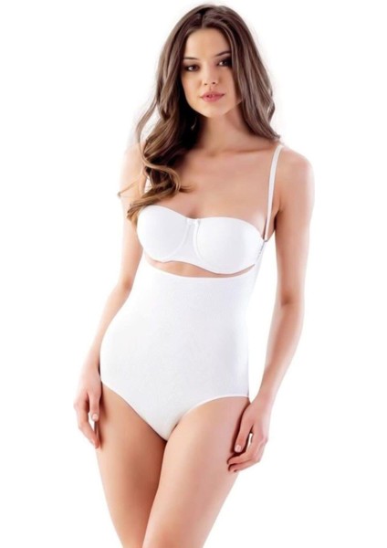 Beyaz Mı Emay 2811 Göğsü Açık Slip Boy Lazer Korse