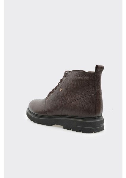 Hakiki Deri Bağcıklı Fermuarlı Erkek Bot modelleri