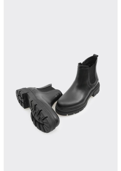 Hakiki Deri Yüksek Taban Kadın Bot fırsatları