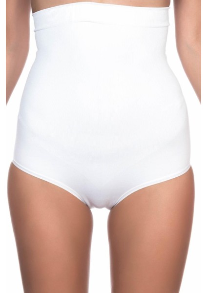 Beyaz Mı Emay 2008 Yüksek Bel Slıp Korse