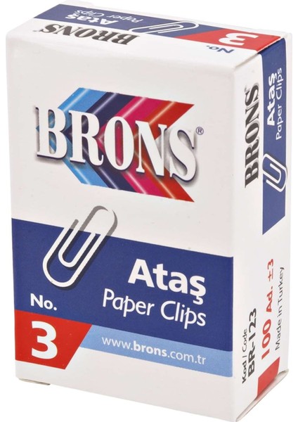 Ataş No:3 100LÜ - 5 Kutu