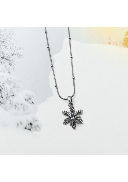 316L Paslanmaz Çelik Kadın Kolye Dönen Uç Gümüş Renk Kar Tanesi Taşlı Kolye Şık Zarif Çelik Kolye 316L Çelik Kolye Kadın Çelik Kolye Gümüş Renk Kolye Taşlı Kolye Zarif Kolye Takı Hediye Kolye fırsatları