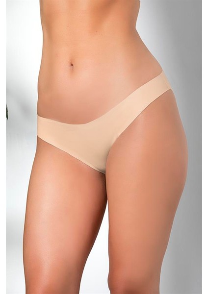 3&apos;lü Dikişsiz, Iz Yapmaz, Lazer Kesim, Slip Külot Cappucino (MGP21261)