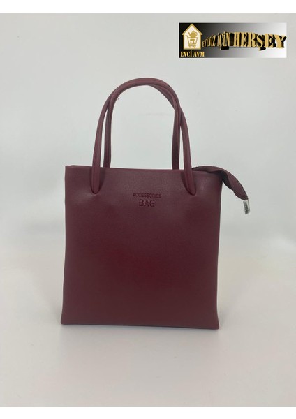 Evci Yazılı Tote Çanta