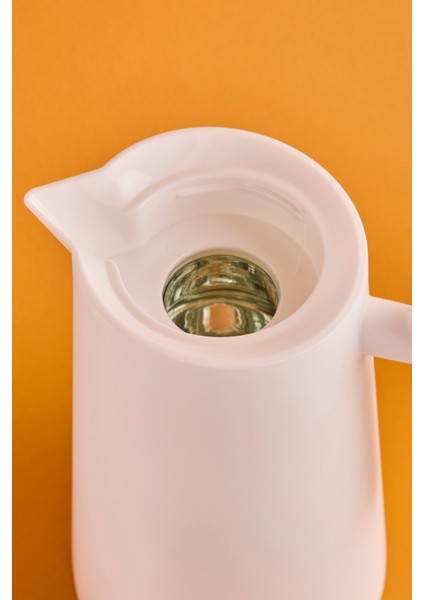 Aster Nordic Bambu Saplı Cam Vakumlu Termos 1000 ml Beyaz fiyatları