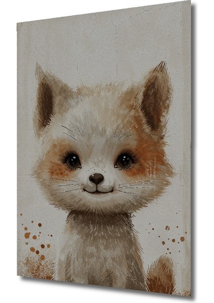 Sevimli Tilki Dekoratif Ahşap Mdf Ev/işyeri Duvar Tablo Dikdörtgen Ev/işyeri Duvar Tablo fiyatları