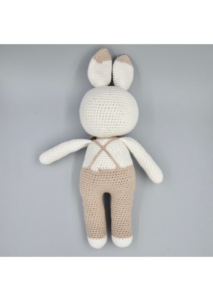 Kapüşonlu Ceket-Pantolon Takım ve Sevimli Tavşan Amigurumi Oyuncak Hediye Seti