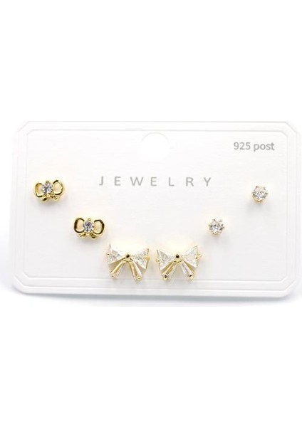 Çoklu Taşlı Küpe - Altın fiyatları