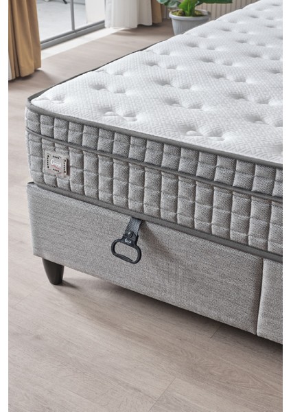 Melisa Çift Kişilik Antibakteriyel Full Ortopedik Paket Visco Yaylı Yatak fırsatları