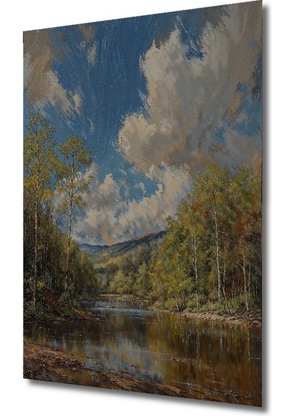 Büyüleyici Doğa Manzarası Dekoratif Ahşap Mdf Işyeri Duvar Tablo Dikdörtgen Işyeri Duvar Tablo fiyatları