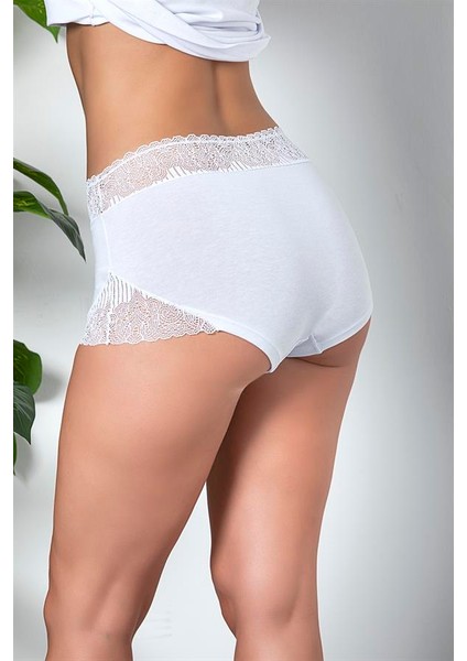 Dantel Detaylı Boxer Beyaz (MGP21783) fiyatları