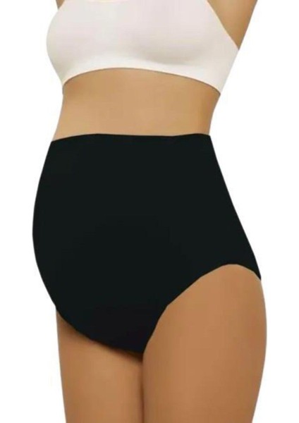 Siyah Mı Emay 5210 Seamless Soft Hamile Slip