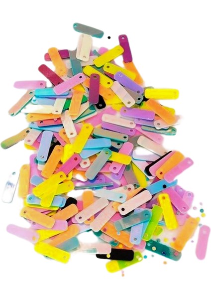 Pastel Renkler 15 x 5 mm Dantel Oya Yazma Halhal Abiye Lazer Kesim Pul 200 Adet / 8 Gram modelleri