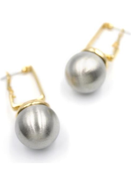 Top Küpe - Gümüş