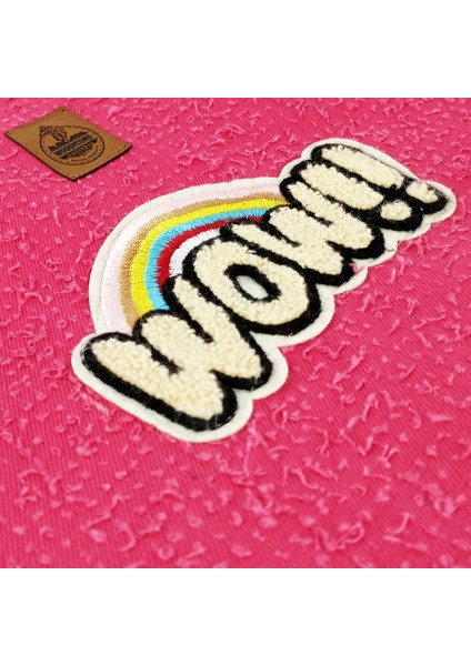 El Yapımı Wow Gökkuşağı Kırpık Kot Omuz Çantası indirimleri